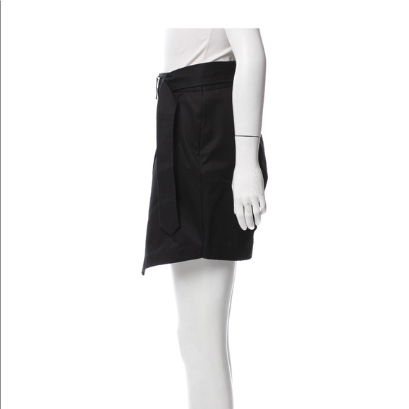Black high rise Frame skort - Picture 2 of 3